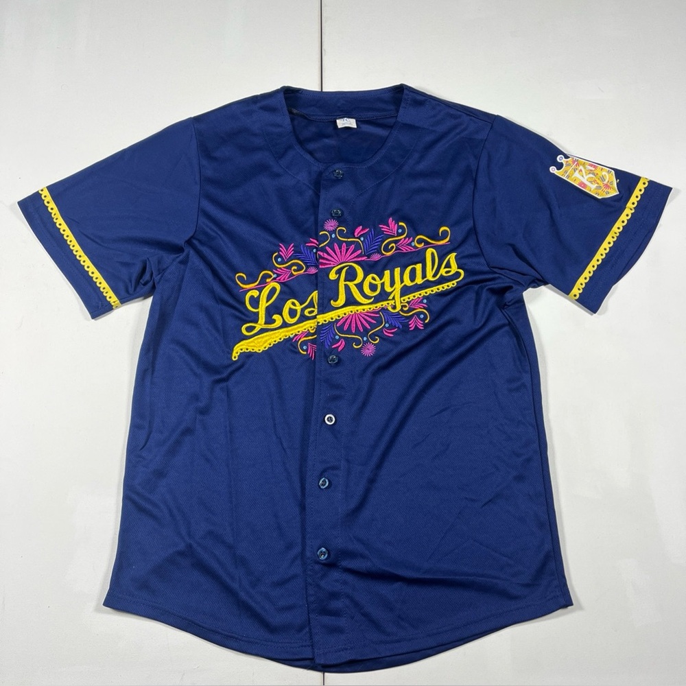 SOLD Kansas City Royals Los Royals Mexican Heritage SGA Jersey Hispanic MLB Men’